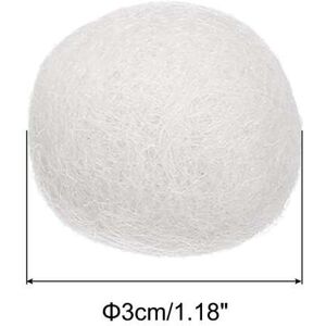 Unique Wool Felt Balls Beads Woolen Fabric 3cm 30mm for Home Crafts 20Pcs White 1.18 In. W X 1.18 In. H X 0.0 In. D Unique Wool Felt Balls Beads Woolen Fabric 3cm 30mm for Home Crafts 20Pcs White 1.18 In. W X 1.18 In. H X 0.0 In. D