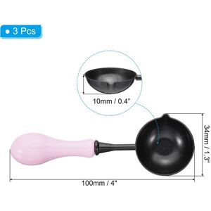 Unique Wax Seal Spoon, Wax Sealing Melting Spoon Painted Wooden Handle Wax Spoon for Wax Seal Stamp Envelope Art Craft Light Purple Unique Wax Seal Spoon, Wax Sealing Melting Spoon Painted Wooden Handle Wax Spoon for Wax Seal Stamp Envelope Art Craft Light Purple