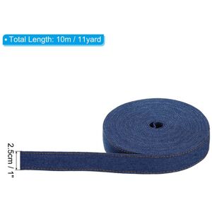 Unique Denim Ribbon, 1 Roll 11 Yard Craft Strip Dark Blue 1 Unique Denim Ribbon, 1 Roll 11 Yard Craft Strip Dark Blue 1
