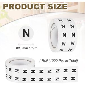Unique Inventory Labels Letter Stickers Round Circle Dots Labels Semi-Gloss Adhesive Stickers for Home Organization Office Storage Letter N 0.5 Inch Unique Inventory Labels Letter Stickers Round Circle Dots Labels Semi-Gloss Adhesive Stickers for Home Organization Office Storage Letter N 0.5 Inch