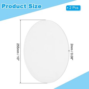 Unique Acrylic Circles, Clear Round Acrylic Sheets Acrylic Circle Blanks Cake Disc Panel for Sign DIY Craft Project, Paintings 2 Pcs 10 Unique Acrylic Circles, Clear Round Acrylic Sheets Acrylic Circle Blanks Cake Disc Panel for Sign DIY Craft Project, Paintings 2 Pcs 10