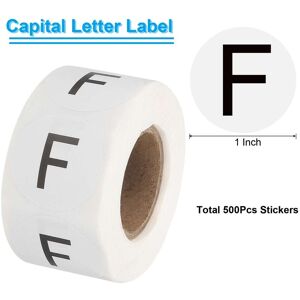 Unique Letter A Inventory Labels, 1 Inch Capital Letter Stickers (1Roll/Total 500Pcs) - 1 Inch Letter F 1 Inch Unique Letter A Inventory Labels, 1 Inch Capital Letter Stickers (1Roll/Total 500Pcs) - 1 Inch Letter F 1 Inch
