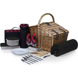 Picnic Time Somerset Picnic Basket, (Red & Black Buffalo Plaid) Multi Picnic Time Somerset Picnic Basket, (Red & Black Buffalo Plaid) Multi