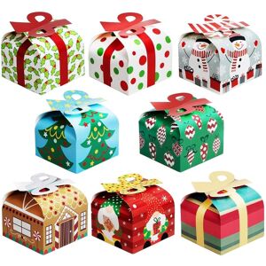 Joyfy Christmas Goody Gift Boxes - 24 Assorted Designs - Multicolor Multicolor 12.91 In. L X 11.06 In. W X 2.17 In. H Joyfy Christmas Goody Gift Boxes - 24 Assorted Designs - Multicolor Multicolor 12.91 In. L X 11.06 In. W X 2.17 In. H