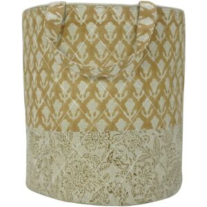 Fabdivine Handmade Floral Room Décor Nursery Storage Basket Traz- Brown 10 Fabdivine Handmade Floral Room Décor Nursery Storage Basket Traz- Brown 10