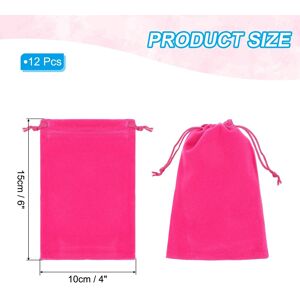 Unique Gift Bag, Drawstring Bag Jewelry Pouch Gift Packaging Bag for Wedding Favor Party Birthday Festivals Rose Red 4 x 6 Unique Gift Bag, Drawstring Bag Jewelry Pouch Gift Packaging Bag for Wedding Favor Party Birthday Festivals Rose Red 4 x 6