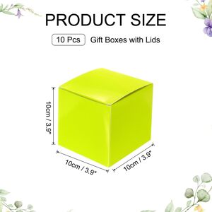 Unique Gift Boxes, Square Cardboard Craft Box with Lids, Favor Treat Candy Container for Gift Wrapping, Wedding, Party Supplies - 3.9 Yellow 3.9 Unique Gift Boxes, Square Cardboard Craft Box with Lids, Favor Treat Candy Container for Gift Wrapping, Wedding, Party Supplies - 3.9 Yellow 3.9