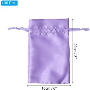 Unique Satin Bags with Drawstring, 30 Pack 6x8 Inch Wedding Favor Bags Light Purple 0.1 In. W X 0.1 In. H X 0.0 In. D Unique Satin Bags with Drawstring, 30 Pack 6x8 Inch Wedding Favor Bags Light Purple 0.1 In. W X 0.1 In. H X 0.0 In. D