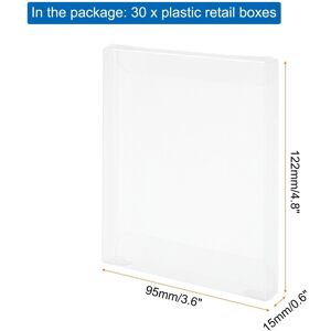 Unique Plastic Retail Boxes Gift Box with Protecting Film for Candy, Cookies, Christmas, Wedding - Clear 3.6 Unique Plastic Retail Boxes Gift Box with Protecting Film for Candy, Cookies, Christmas, Wedding - Clear 3.6