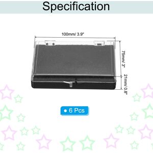 Unique Clear Plastic Gift Box for Pin, Small Brooch Storage Boxes Jewelry Box Display Container with Sponge for Badge 3.9x3x0.8 inch Unique Clear Plastic Gift Box for Pin, Small Brooch Storage Boxes Jewelry Box Display Container with Sponge for Badge 3.9x3x0.8 inch
