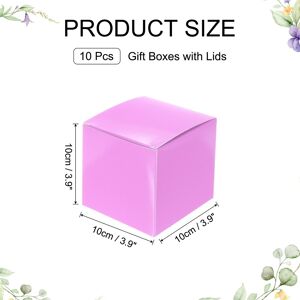 Unique Gift Boxes, Square Cardboard Craft Box with Lids, Favor Treat Candy Container for Gift Wrapping, Wedding, Party Supplies - 3.9 Purple 3.9 Unique Gift Boxes, Square Cardboard Craft Box with Lids, Favor Treat Candy Container for Gift Wrapping, Wedding, Party Supplies - 3.9 Purple 3.9