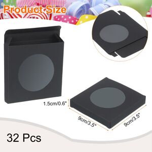 Unique Soap Packaging Boxes Kraft Soap Box Mini Soap Present Treat Gift Box for Bakery Candy Packaging Jewelry Display, Black 3.5 x 3.5 x 0.6 Inch Unique Soap Packaging Boxes Kraft Soap Box Mini Soap Present Treat Gift Box for Bakery Candy Packaging Jewelry Display, Black 3.5 x 3.5 x 0.6 Inch