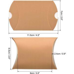 Unique Pillow Boxes, 50Pcs Wedding Gift Boxes 4.5 x 2.8 Inch for Wedding Gold Tone 0.01 In. L X 0.01 In. W X 0.01 In. H Unique Pillow Boxes, 50Pcs Wedding Gift Boxes 4.5 x 2.8 Inch for Wedding Gold Tone 0.01 In. L X 0.01 In. W X 0.01 In. H