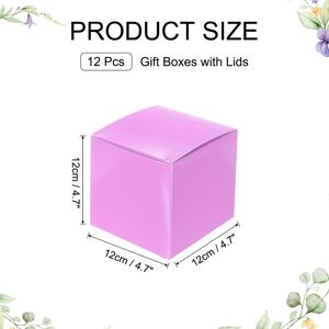 Unique Gift Boxes, Square Cardboard Craft Box with Lids, Favor Treat Candy Container for Gift Wrapping, Birthday, Party Supplies - 3.1 Purple 3.1 Unique Gift Boxes, Square Cardboard Craft Box with Lids, Favor Treat Candy Container for Gift Wrapping, Birthday, Party Supplies - 3.1 Purple 3.1