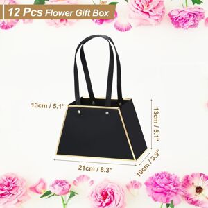 Unique Flower Gift Box, 12 Pcs Paper Flower Gift Bags 0.01 In. W X 0.01 In. H X 0.01 In. D Unique Flower Gift Box, 12 Pcs Paper Flower Gift Bags 0.01 In. W X 0.01 In. H X 0.01 In. D