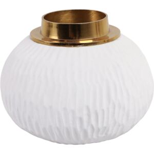 Sagebrook Home Pottery Metal Vase Earthenware Handcrafted Tapered Textured Surface White 8 Sagebrook Home Pottery Metal Vase Earthenware Handcrafted Tapered Textured Surface White 8