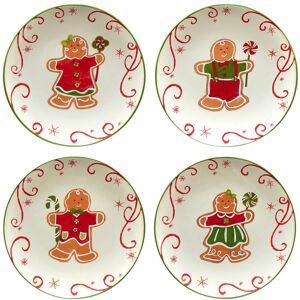 Certified International Holiday Magic Gingerbread 9 Green,Red,Multi 9.0 In. W X 0.75 In. H X 9.0 In. D Certified International Holiday Magic Gingerbread 9 Green,Red,Multi 9.0 In. W X 0.75 In. H X 9.0 In. D