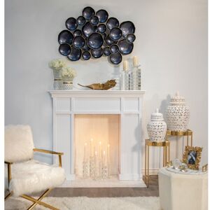 Sagebrook Home Coastal Neutral Cutout Ceramic Jar or Vase - 12 White 12 Sagebrook Home Coastal Neutral Cutout Ceramic Jar or Vase - 12 White 12