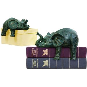 Atlas Lighting and Home Atlas Sprawling Elephant Set of 2 Bookends - Set of 2 Gold Set of 2 Atlas Lighting and Home Atlas Sprawling Elephant Set of 2 Bookends - Set of 2 Gold Set of 2