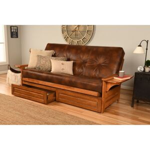 Copper Grove Dixie Oak Full-size 2-drawer Futon Set with Mattress Oregon Trail Saddle Full Copper Grove Dixie Oak Full-size 2-drawer Futon Set with Mattress Oregon Trail Saddle Full