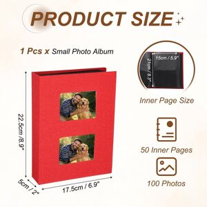 Unique Small Photo Album, 8.9x6.9 Red 0.01 In. W X 0.01 In. H X 0.01 In. D Unique Small Photo Album, 8.9x6.9 Red 0.01 In. W X 0.01 In. H X 0.01 In. D