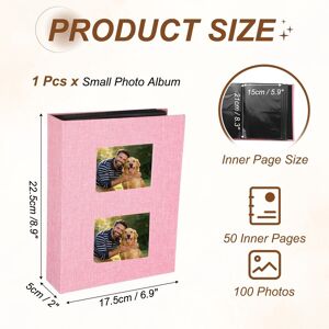 Unique Small Photo Album, 8.9x6.9 Pink 0.01 In. W X 0.01 In. H X 0.01 In. D Unique Small Photo Album, 8.9x6.9 Pink 0.01 In. W X 0.01 In. H X 0.01 In. D