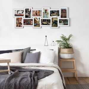 HELLO LAURA 12-Opening Gallery Collage Wall Photo Frame Family Picture Frame White 4x6 HELLO LAURA 12-Opening Gallery Collage Wall Photo Frame Family Picture Frame White 4x6
