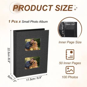 Unique Small Photo Album, 8.9x6.9 Black 0.01 In. W X 0.01 In. H X 0.01 In. D Unique Small Photo Album, 8.9x6.9 Black 0.01 In. W X 0.01 In. H X 0.01 In. D