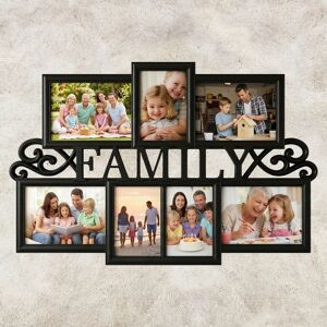 Lavish Home Family Collage Picture Frame with 7 Openings for Three 4x6 and Four 5x7 Photos (Black) Black 5x7 Lavish Home Family Collage Picture Frame with 7 Openings for Three 4x6 and Four 5x7 Photos (Black) Black 5x7