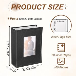 Unique Small Photo Album, 6.5x4.9 Black 0.01 In. W X 0.01 In. H X 0.01 In. D Unique Small Photo Album, 6.5x4.9 Black 0.01 In. W X 0.01 In. H X 0.01 In. D