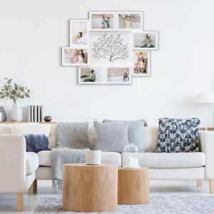 HELLO LAURA 8 Opening 4x6 Picture Frame Collage Family Tree Wall Hanging White1 4x6 HELLO LAURA 8 Opening 4x6 Picture Frame Collage Family Tree Wall Hanging White1 4x6