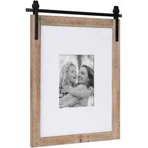Kate and Laurel Cates Wood Picture Frame Rustic Brown 16x20 matted to 8x10 Kate and Laurel Cates Wood Picture Frame Rustic Brown 16x20 matted to 8x10
