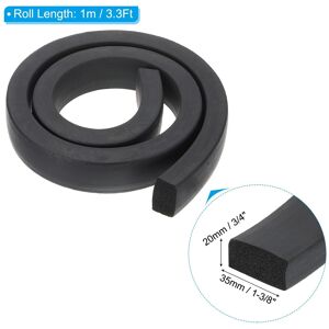 Unique Foam Rubber Strips, EPDM Rubber Soundproof Foam Seal Strip Sealing Foam Tape for DIY Gasket Sealing Door Window Insulation 1-3/8 Unique Foam Rubber Strips, EPDM Rubber Soundproof Foam Seal Strip Sealing Foam Tape for DIY Gasket Sealing Door Window Insulation 1-3/8