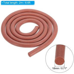 Unique Silicone Foam Seal Strip, Round High Density Solid Sponge Rubber Weather Stripping Cord for Sealing Gap Blocker - Red 0.71 Unique Silicone Foam Seal Strip, Round High Density Solid Sponge Rubber Weather Stripping Cord for Sealing Gap Blocker - Red 0.71
