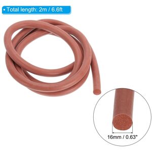 Unique Silicone Foam Seal Strip, Round High Density Solid Sponge Rubber Weather Stripping Cord for Sealing Gap Blocker - Red 0.63 Unique Silicone Foam Seal Strip, Round High Density Solid Sponge Rubber Weather Stripping Cord for Sealing Gap Blocker - Red 0.63