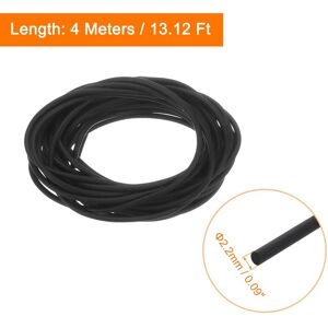 Unique Silicone Foam Seal Strip, Long Sponge Rubber Weather Seal Strip Round Rubber Cord Solid - Black 2.2mm x 4m Unique Silicone Foam Seal Strip, Long Sponge Rubber Weather Seal Strip Round Rubber Cord Solid - Black 2.2mm x 4m