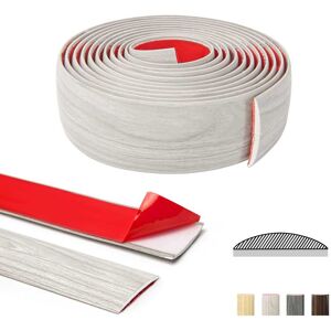 Art3d 10ft Self Adhesive Vinyl Floor Transition Strip,Laminate Floor Strip,Peel and Stick Trim Molding White 120.0 In. L X 1.57 In. W X 0.14 In. D Art3d 10ft Self Adhesive Vinyl Floor Transition Strip,Laminate Floor Strip,Peel and Stick Trim Molding White 120.0 In. L X 1.57 In. W X 0.14 In. D