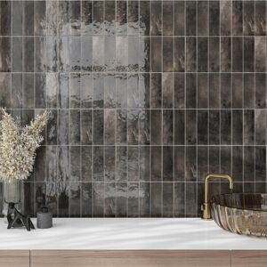 Apollo tile 2.5 Black 7.9 In. L X 2.58 In. W X 0.31 In. H Apollo tile 2.5 Black 7.9 In. L X 2.58 In. W X 0.31 In. H