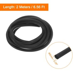 Unique Silicone Foam Seal Strip, Long Sponge Rubber Weather Seal Strip Round Rubber Cord - Black 6mm x 2m Unique Silicone Foam Seal Strip, Long Sponge Rubber Weather Seal Strip Round Rubber Cord - Black 6mm x 2m