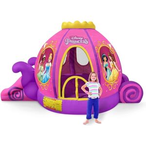 Funormous Disney Princess Carriage Inflatable Pink Bounce House with Slide and Ball Pit, Indoor Outdoor Bouncy Castle for Kids Ages 3-8 Purple,Pink 168.0 In. W X 91.0 In. H X 108.0 In. D Funormous Disney Princess Carriage Inflatable Pink Bounce House with Slide and Ball Pit, Indoor Outdoor Bouncy Castle for Kids Ages 3-8 Purple,Pink 168.0 In. W X 91.0 In. H X 108.0 In. D