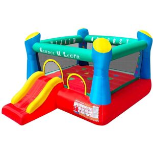 Funormous Educational Inflatable Bouncy House for Kids Outdoor Jump 'n Slide Bounce House for Kids Ages 3-8 Green,Blue,Red 98.0 In. W X 67.0 In. H X 137.0 In. D Funormous Educational Inflatable Bouncy House for Kids Outdoor Jump 'n Slide Bounce House for Kids Ages 3-8 Green,Blue,Red 98.0 In. W X 67.0 In. H X 137.0 In. D