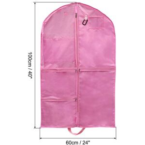 Unique Garment Bags for Dance Costumes, 40 Inch Hanging Garment Bag 4 Pockets Pink 0.1 In. L X 0.1 In. W X 0.1 In. H Unique Garment Bags for Dance Costumes, 40 Inch Hanging Garment Bag 4 Pockets Pink 0.1 In. L X 0.1 In. W X 0.1 In. H