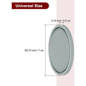 Unique 2pcs Car Cup Coasters Car Cup Mats Non-Slip Universal Cup Holder - 2.76 Grey 2.76 Unique 2pcs Car Cup Coasters Car Cup Mats Non-Slip Universal Cup Holder - 2.76 Grey 2.76