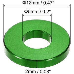 Unique Flat Washers Aluminium Alloy Washer for Furniture Installation,Ship Car Assembly,DIY Project,Electrical Connections Green Unique Flat Washers Aluminium Alloy Washer for Furniture Installation,Ship Car Assembly,DIY Project,Electrical Connections Green