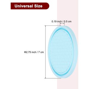 Unique 4pcs Car Cup Coasters Car Cup Mats Non-Slip Universal Cup Holder - 2.76 Sky Blue 2.76 Unique 4pcs Car Cup Coasters Car Cup Mats Non-Slip Universal Cup Holder - 2.76 Sky Blue 2.76