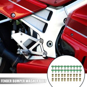 Unique 20 Pcs Car Motorcycle M6 Fender Bumper Washer Bolt Rivet Nuts Kit Aluminum Alloy Engine Bay Fastener - Green - 0.78'' x0.47'' Green 0.78'' x0.47'' Unique 20 Pcs Car Motorcycle M6 Fender Bumper Washer Bolt Rivet Nuts Kit Aluminum Alloy Engine Bay Fastener - Green - 0.78'' x0.47'' Green 0.78'' x0.47''