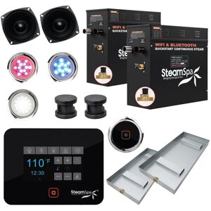 SteamSpa BKT1800-A Black Series Wifi and Bluetooth 18kW QuickStart Oil Rubbed Bronze See Description SteamSpa BKT1800-A Black Series Wifi and Bluetooth 18kW QuickStart Oil Rubbed Bronze See Description