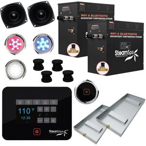 SteamSpa BKT2100-A Black Series Wifi and Bluetooth 21kW QuickStart Matte Black See Description SteamSpa BKT2100-A Black Series Wifi and Bluetooth 21kW QuickStart Matte Black See Description