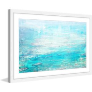 Parvez Taj - 'White Surf' Framed Painting Print Multi 36 x 24 Parvez Taj - 'White Surf' Framed Painting Print Multi 36 x 24