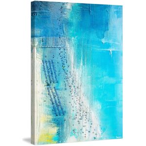 Parvez Taj - 'Aqua Beach' Painting Print on Wrapped Canvas Multi 30 x 45 Parvez Taj - 'Aqua Beach' Painting Print on Wrapped Canvas Multi 30 x 45